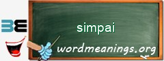 WordMeaning blackboard for simpai